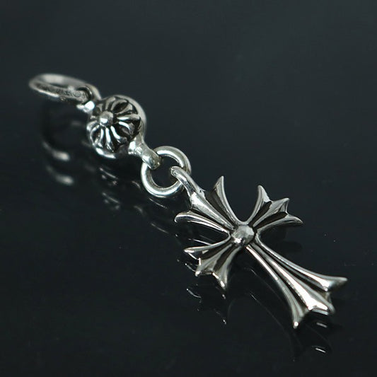 CHROME HEARTS 1 Ball Tiny CH Cross Charm SV925 Size ONE SIZE