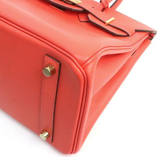 HERMES Birkin 30 Epsom Rose Jaipur Handbag GHW Size ONE SIZE