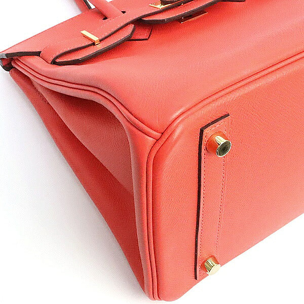 HERMES Birkin 30 Epsom Rose Jaipur Handbag GHW Size ONE SIZE