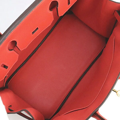HERMES Birkin 30 Epsom Rose Jaipur Handbag GHW Size ONE SIZE