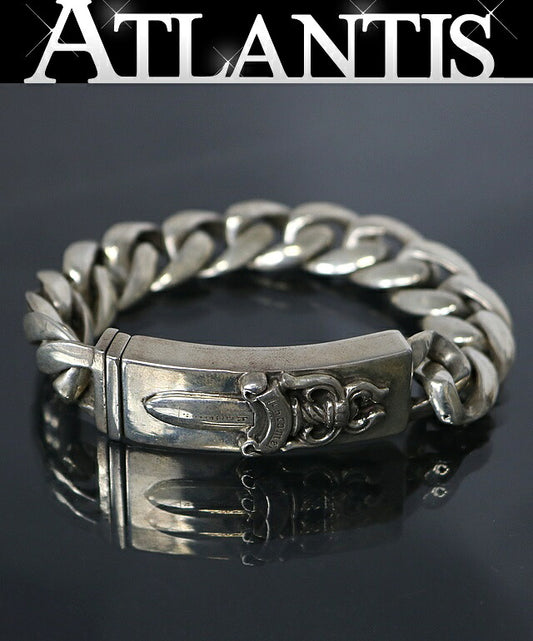 CHROME HEARTS Classic Link Dagger ID Bracelet Size ONE SIZE