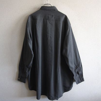 Y's for Men Oversized Rayon Shirt Gray Size XXL