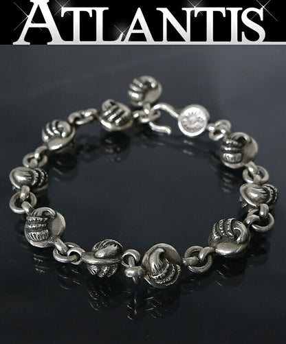 CHROME HEARTS #2 Claw Ball Bracelet Silver Size ONE SIZE