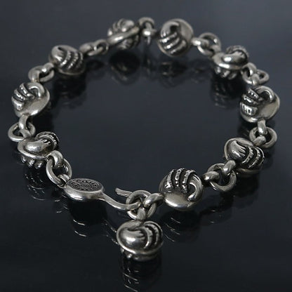 CHROME HEARTS #2 Claw Ball Bracelet Silver Size ONE SIZE