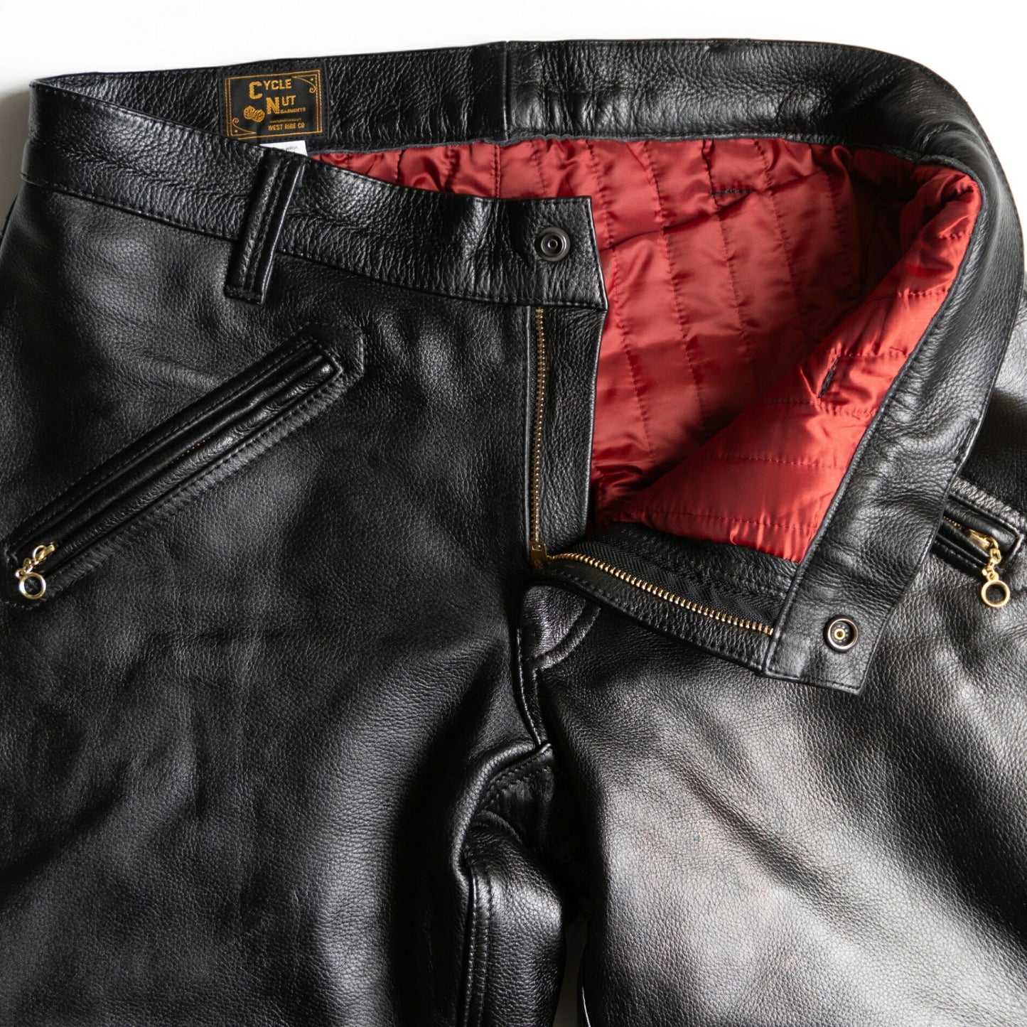 WEST RIDE LEATHER LONGRIDER PADD PANTS Size 33