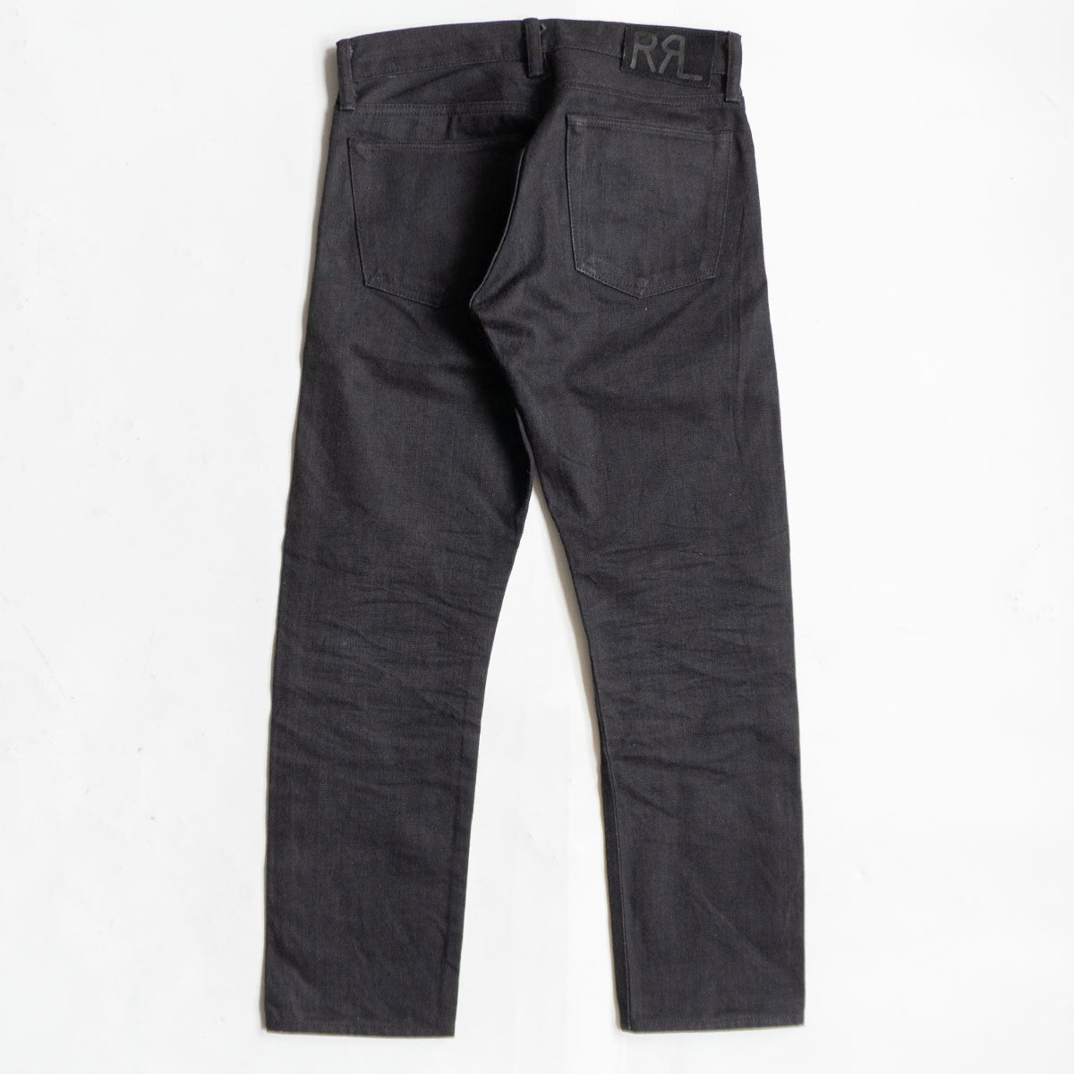 RRL NEW BLACK ON BLACK SLIM FIT JEANS Size 29x30 Size 29×30