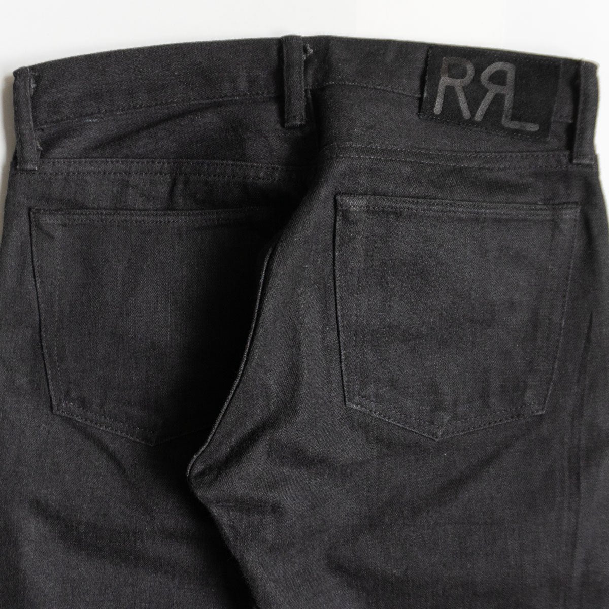RRL NEW BLACK ON BLACK SLIM FIT JEANS Size 29x30 Size 29×30