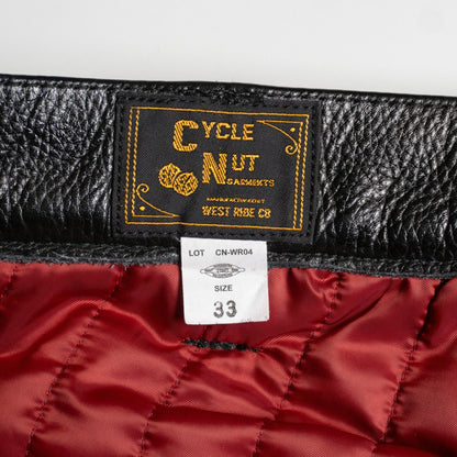 WEST RIDE LEATHER LONGRIDER PADD PANTS Size 33