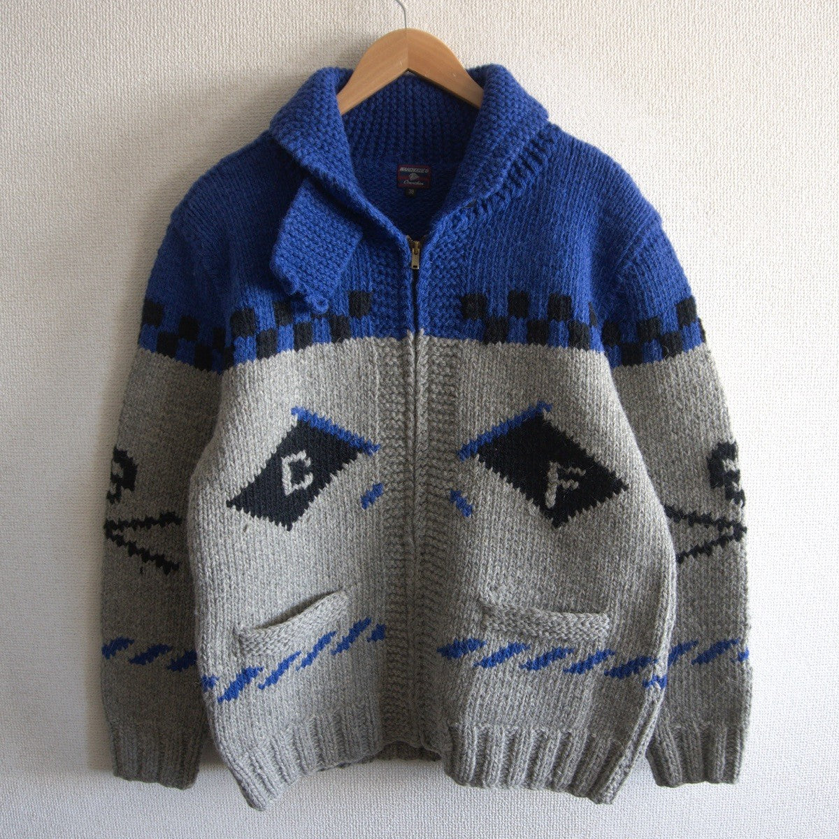 Warehouse Cowichan Knit Jacket Size 38