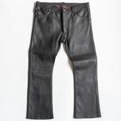 KADOYA HEAD FACTORY Leather Pants Black Size 40