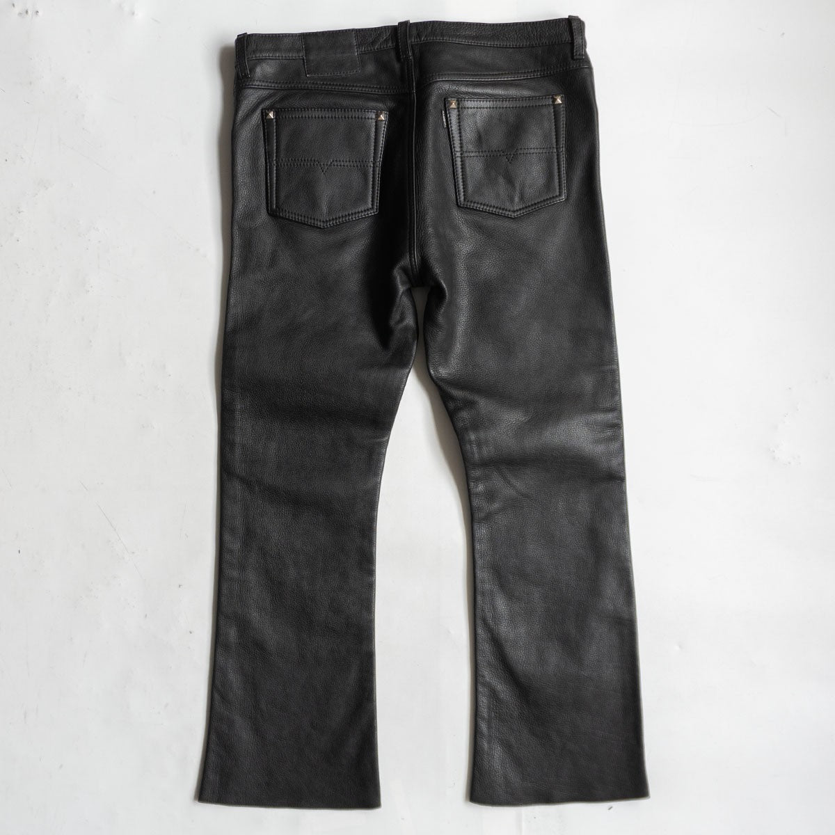 KADOYA HEAD FACTORY Leather Pants Black Size 40