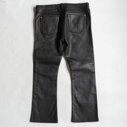 KADOYA HEAD FACTORY Leather Pants Black Size 40