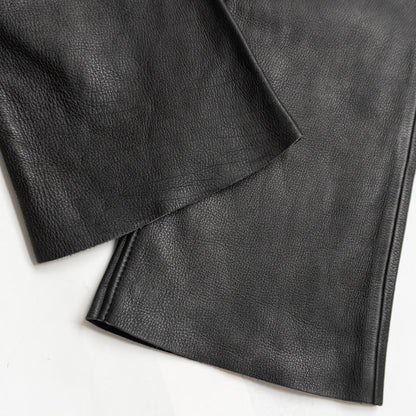KADOYA HEAD FACTORY Leather Pants Black Size 40