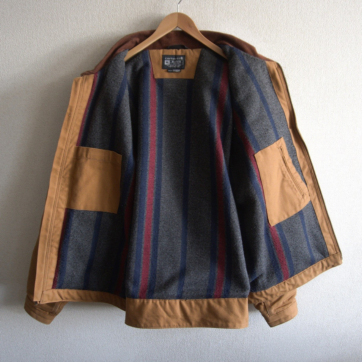 Carhartt Detroit Jacket Brown Size 3XL