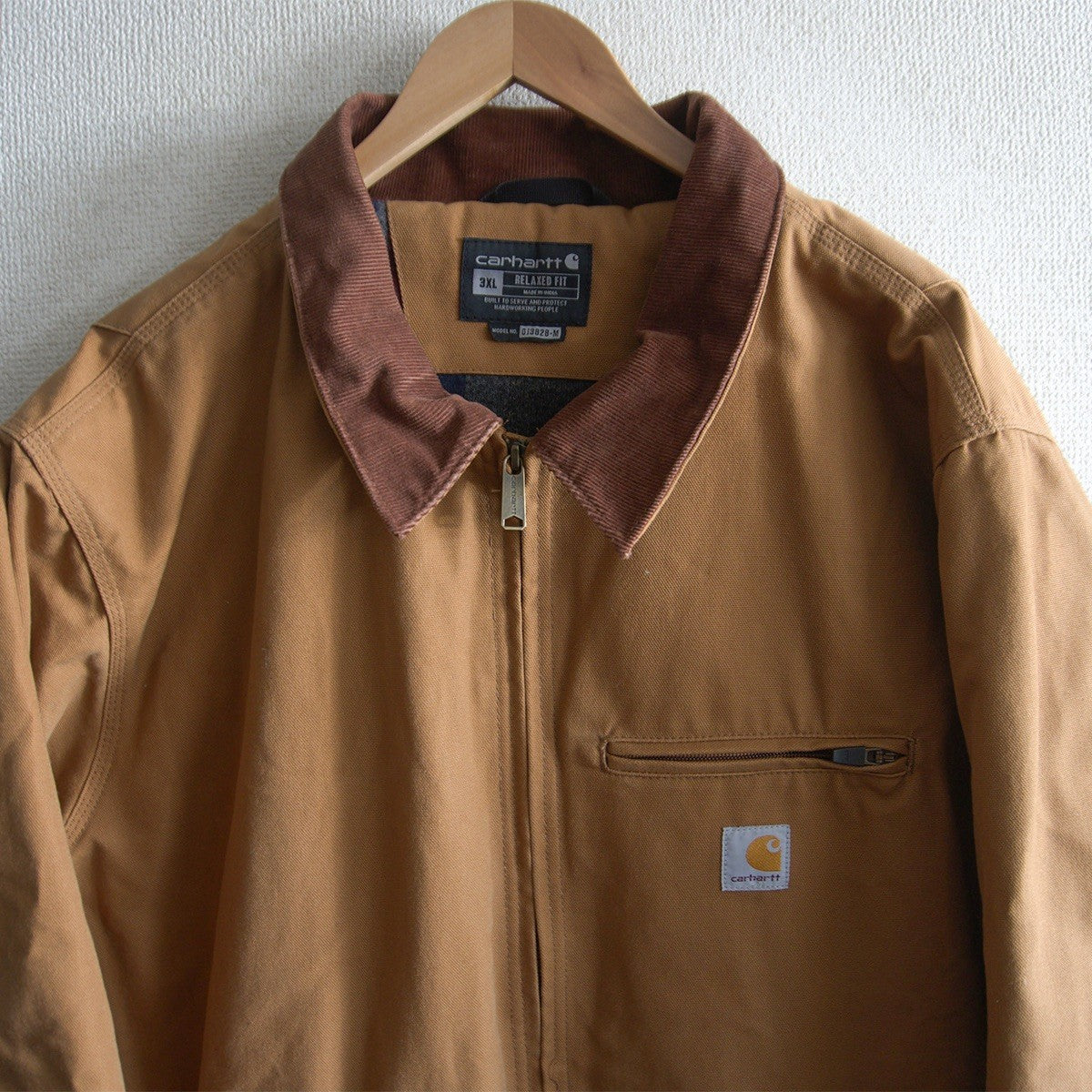 Carhartt Detroit Jacket Brown Size 3XL