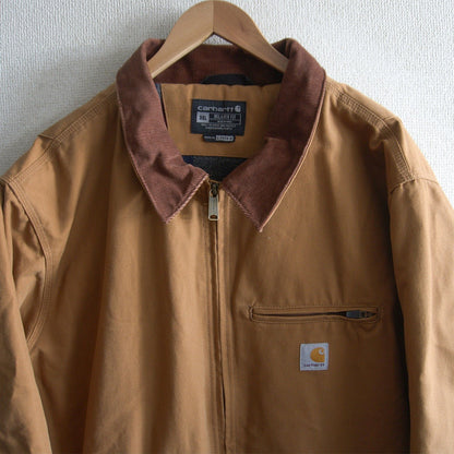 Carhartt Detroit Jacket Brown Size 3XL