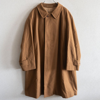 Aquascutum 100 Pure Cashmere Balmacaan Coat Brown Size 42