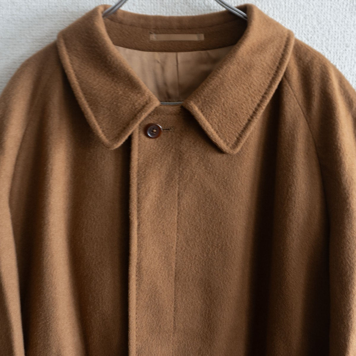 Aquascutum 100 Pure Cashmere Balmacaan Coat Brown Size 42