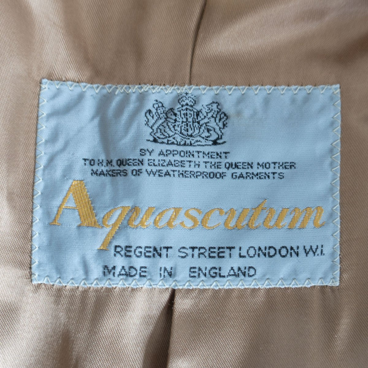 Aquascutum 100 Pure Cashmere Balmacaan Coat Brown Size 42