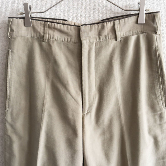 Hermes Leather-trimmed trousers Pants Green Size 50
