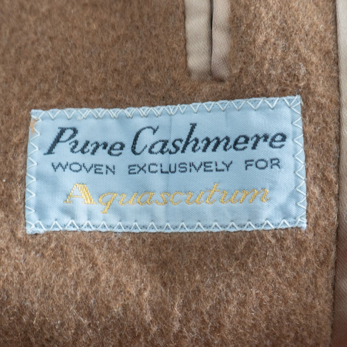 Aquascutum 100 Pure Cashmere Balmacaan Coat Brown Size 42