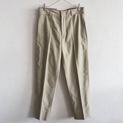 Hermes Leather-trimmed trousers Pants Green Size 50