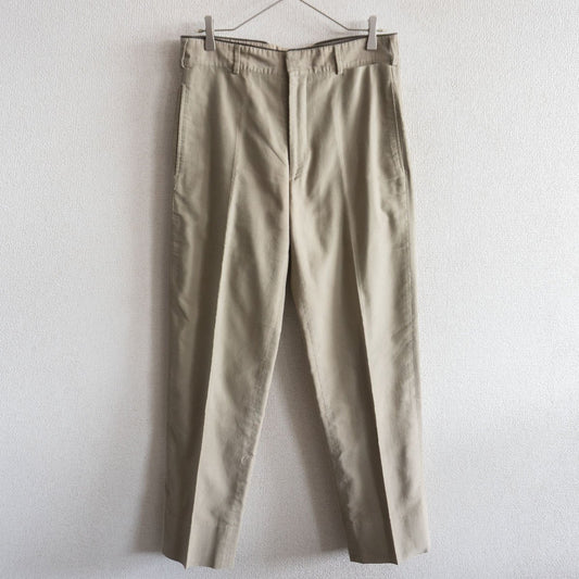 Hermes Leather-trimmed trousers Pants Green Size 50