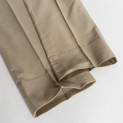 Hermes Leather-trimmed trousers Pants Green Size 50