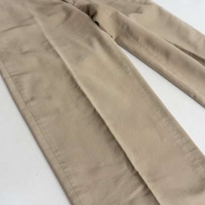 Hermes Leather-trimmed trousers Pants Green Size 50