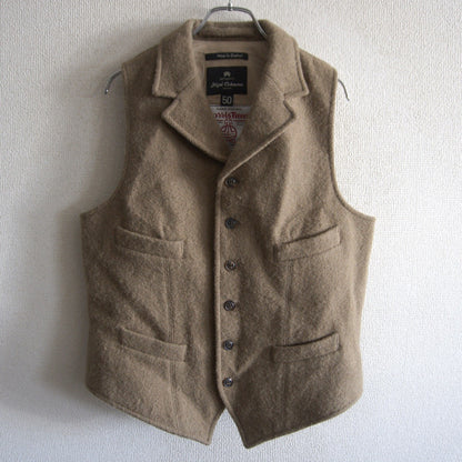 Nigel Cabourn MALLORY VEST Harris Tweed Size 50