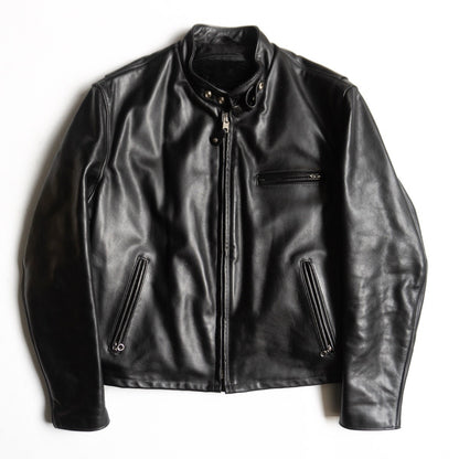SCHOTT 141 Leather Single Rider Jacket w/ Removable Size S