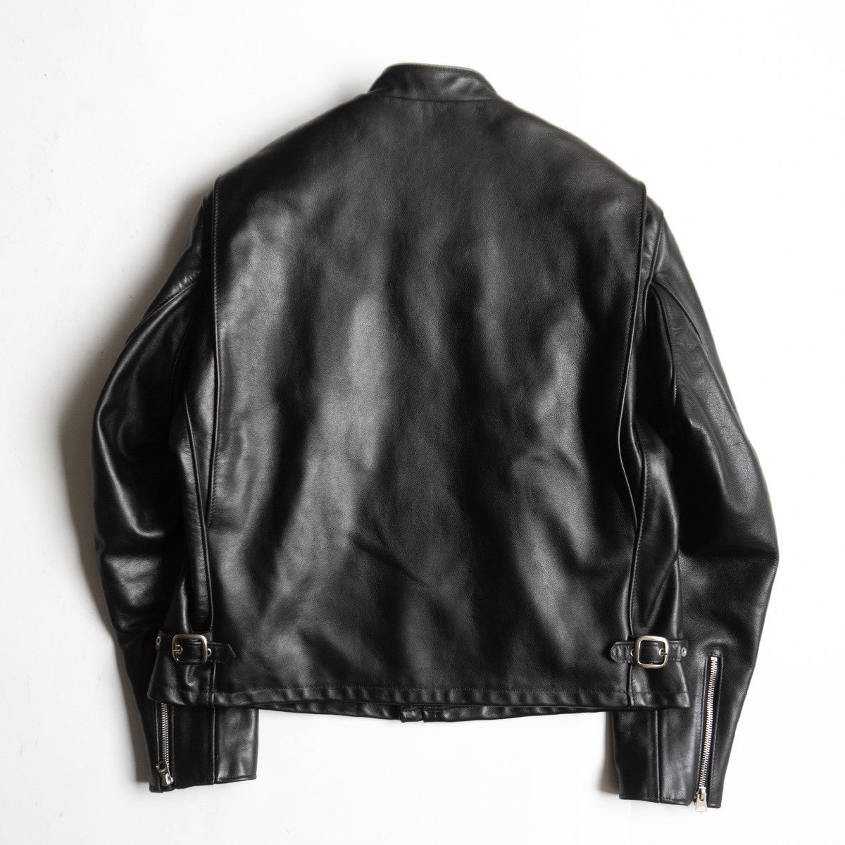 SCHOTT 141 Leather Single Rider Jacket w/ Removable Size S