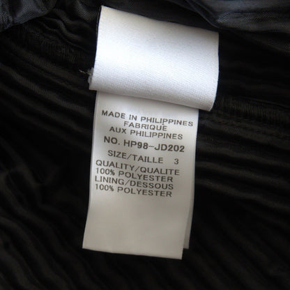 HOMME PLISSE ISSEY MIYAKE Pleated Coat Black Size L
