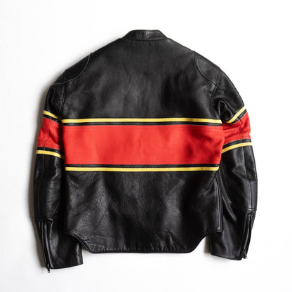 KUSHITANI Single Rider Leather Jacket Black Size L