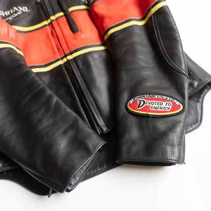 KUSHITANI Single Rider Leather Jacket Black Size L