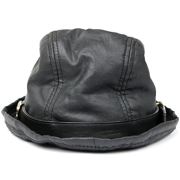 CHROME HEARTS Gunslinger BS Flare Oiled Cotton Fedora Size L