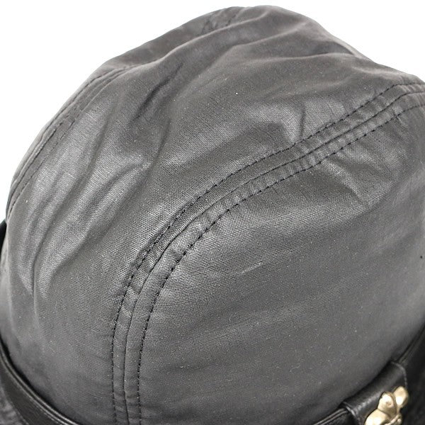 CHROME HEARTS Gunslinger BS Flare Oiled Cotton Fedora Size L