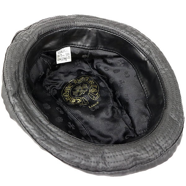 CHROME HEARTS Gunslinger BS Flare Oiled Cotton Fedora Size L