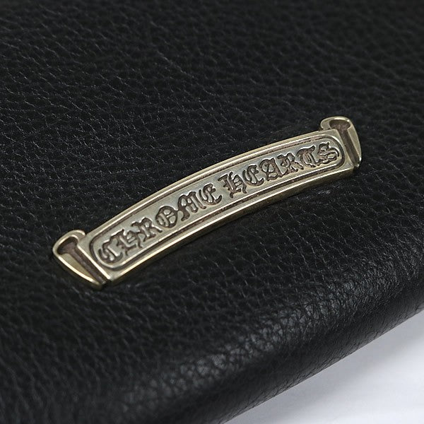 CHROME HEARTS JUDY Leather Long Wallet Black Size ONE SIZE