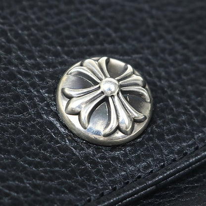 CHROME HEARTS JUDY Leather Long Wallet Black Size ONE SIZE