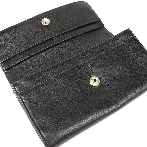 CHROME HEARTS JUDY Leather Long Wallet Black Size ONE SIZE