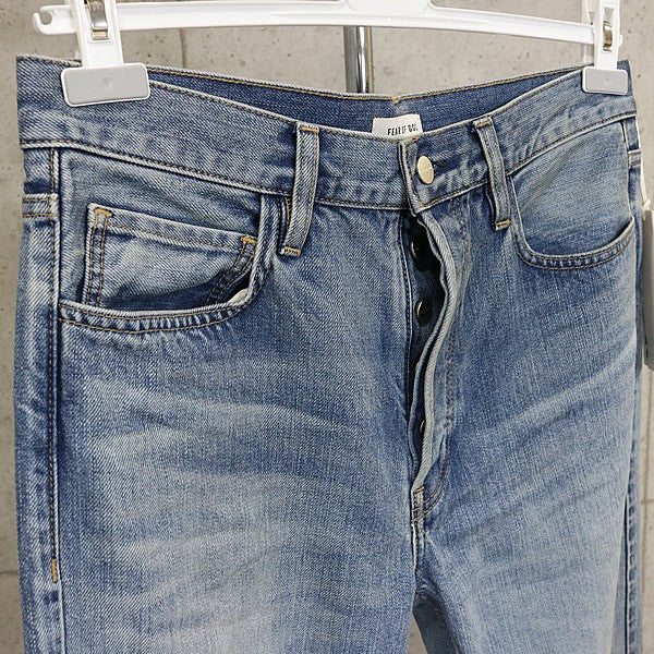 FEAR OF GOD 26SS 5-Pocket Straight Denim Pants Blue Size M