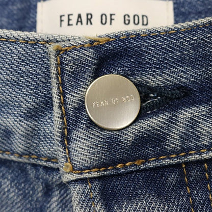 FEAR OF GOD 26SS 5-Pocket Straight Denim Pants Blue Size M