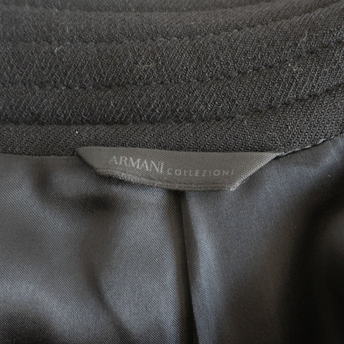 Armani Collezioni Wool Chester coat Black Size 52