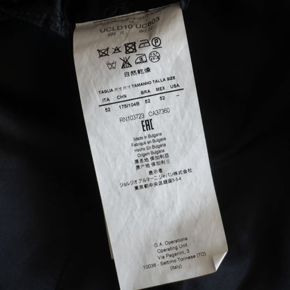 Armani Collezioni Wool Chester coat Black Size 52