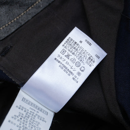 RRL Indigo Cotton Buckle Back Trousers Size 29