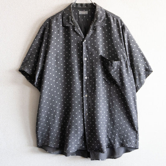 Comme des Garcons 80S Polka Dot Camp Collar Shirt Gray Size M