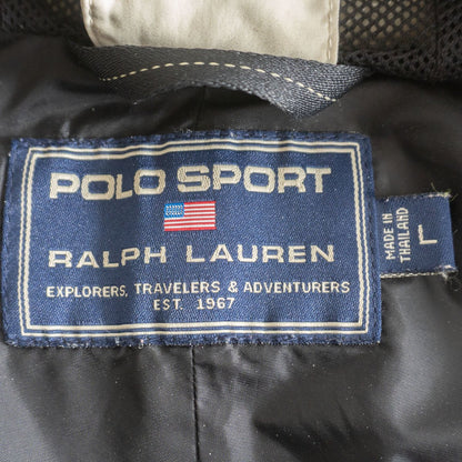 POLO SPORT 90s Fishing Anorak Jacket Ivory Size L