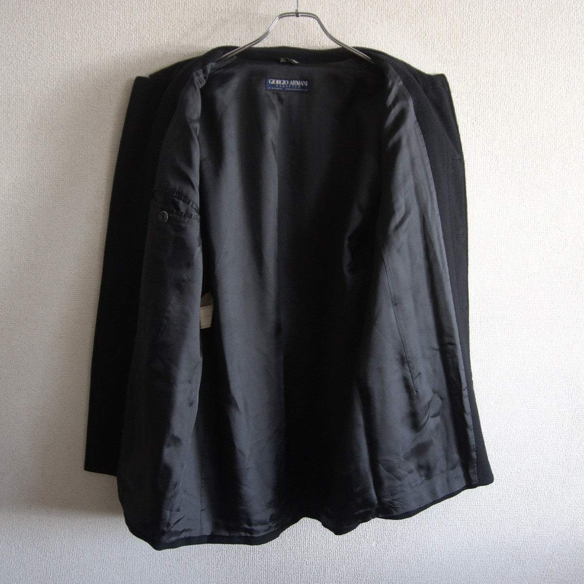 GIORGIO ARMANI 90s Classico Cashmere Half Coat Size M