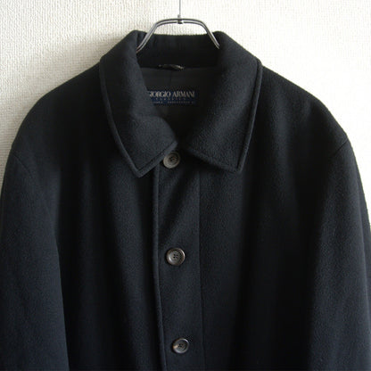 GIORGIO ARMANI 90s Classico Cashmere Half Coat Size M